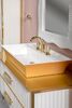 Стеклянная столешница 81 см Armadi Art 853-080-G золото
