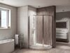 Душевой уголок BelBagno DUE-RH-2-120/80-C-Cr 120х80 стекло Прозрачное