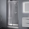 Душевая дверь BelBagno DUE-BF-1-140-C-Cr, стекло прозрачное, регулировка 138-141 см