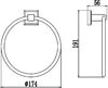 Держатель для полотенец кольцевой Savol 95 (S-009560)