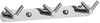 Планка с крючками (3 крючка) Savol (S-007223)