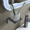 Подстаканник одинарный IDDIS Slide матовое стекло, графит SLIGMG1i45