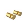 Комплект  одинарных крючков IDDIS Petite, матовое золото PET2G01i41