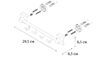 Планка FIXSEN Kvadro 4 крючка FX-61305В-4