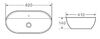 Накладная раковина BelBagno BB1347 размер 81х41