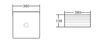 Накладная раковина BelBagno BB1407 размер 38х38