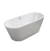 Ванна акриловая Ceruttispa SELLA 170х75 CT9040 Белая со сливом-переливом