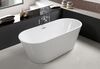 Ванна акриловая Ceruttispa SELLA 170х75 CT9040 Белая со сливом-переливом
