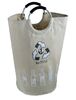 Корзина для белья FIXSEN LOFT STYLE с алюминиевыми ручками бежевая FX-1012