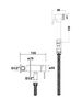 Готовый комплект гигиенического душа AQUAme AQM6020MB (скрытый монтаж, латунная лейка), Matt Black