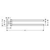 Полотенцедержатель Hansgrohe PuraVida 41512000