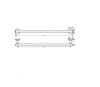 Полотенцедержатель Hansgrohe Logis Universal 60см 41716000