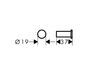 Крючок Hansgrohe Logis Universal 41711000