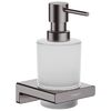 Дозатор для жидкого мыла Hansgrohe AddStoris 41745340 шлифованный черный хром