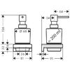 Диспенсер для жидкого мыла AddStoris Hansgrohe 41745670, матовый черный