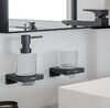 Диспенсер для жидкого мыла AddStoris Hansgrohe 41745670, матовый черный