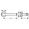 Держатель туалетной бумаги Hansgrohe Logis Universal 41726000