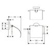 Держатель туалетной бумаги Hansgrohe Logis 40523000
