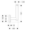 Держатель бумаги Hansgrohe Logis 40517000