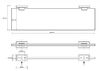 Стеклянная полка Bemeta PLAZA 118102042