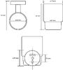Держатель зубных щеток, стакан Bemeta GRAPHIT 156110012 матовый антрацит