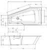 Акриловая ванна RIHO RETHING SPACE L 180х110