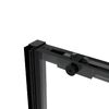 Душевая дверь Vincea Слим Софт (Slim Soft) VDS-1SS110CLB 110x200 см, профиль черный матовый. Размер регулировки 1080-1100 мм