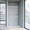 Душевая дверь Vincea Слим Софт (Slim Soft) VDS-1SS130CL 130x200 см, профиль хром. Размер регулировки 1280-1300 мм