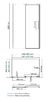 Душевой уголок WasserKRAFT Alme 15R37 140х100 профиль хром