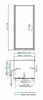 Душевой уголок WasserKRAFT Salm 27I18 90х100 профиль хром