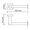 Держатель туалетной бумаги WasserKRAFT Dill K-3900 K-3996