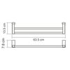 Полотенцедержатель WasserKRAFT Lopau K-6000 K-6040