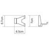 Крючок двойной WasserKRAFT Lopau K-6000 K-6023D