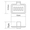 Мыльница решетка WasserKRAFT Lopau K-6000 K-6069
