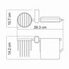 Держатель туалетной бумаги и освежителя WasserKRAFT Berkel K-6800 K-6859