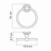 Полотенцедержатель WasserKRAFT Ammer K-7000 K-7060