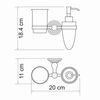 Держатель стакана и дозатора WasserKRAFT Ammer K-7000 K-7089