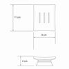 Мыльница WasserKRAFTK-5400BLACK K-5429BLACK