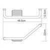 Поручень для ванны WasserKRAFT  K-1077Left