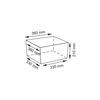 Плетеная корзина для белья WasserKRAFT Dinkel WB-580 WB-580-L Размер: 36 х 36 х 21 см