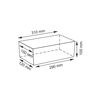 Плетеная корзина для белья WasserKRAFT Lossa WB-120 WB-120-S Размер 31 х 15 х 10 см