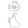 Дозатор с емкостью для губки WasserKRAFT  K-8099