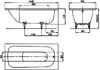 Стальная ванна KALDEWEI Saniform Plus 140x70 standard mod. 360-1 111500010001