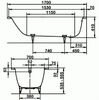 Стальная ванна KALDEWEI Saniform Plus Star 170x70 standard mod. 335 (с отверстиями под ручки) 133500010001
