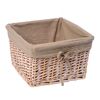 Плетеная корзина для белья WasserKRAFT Kammel WB-180 WB-180-S Размер 27 х 27 х 18 см