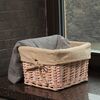 Плетеная корзина для белья WasserKRAFT Kammel WB-180 WB-180-S Размер 27 х 27 х 18 см