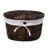 Плетеная корзина для белья WasserKRAFT Donau WB-530 WB-530-M Размер 28 х 28 х 11 см
