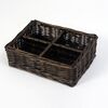 Плетеная корзина для белья WasserKRAFT Neime WB-190 WB-190-S Размер 23,5 x 18 x 8 см