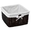 Плетеная корзина для белья WasserKRAFT Alme WB-150 WB-150-S Размер 26 х 26 х 16 см