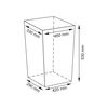 Плетеная корзина для белья WasserKRAFT Ammer WB-370 WB-370-L Размер 46 х 33 х 53 см